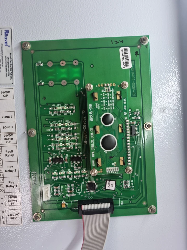 New Ravel RE102 Fire Alaram Control Panel
